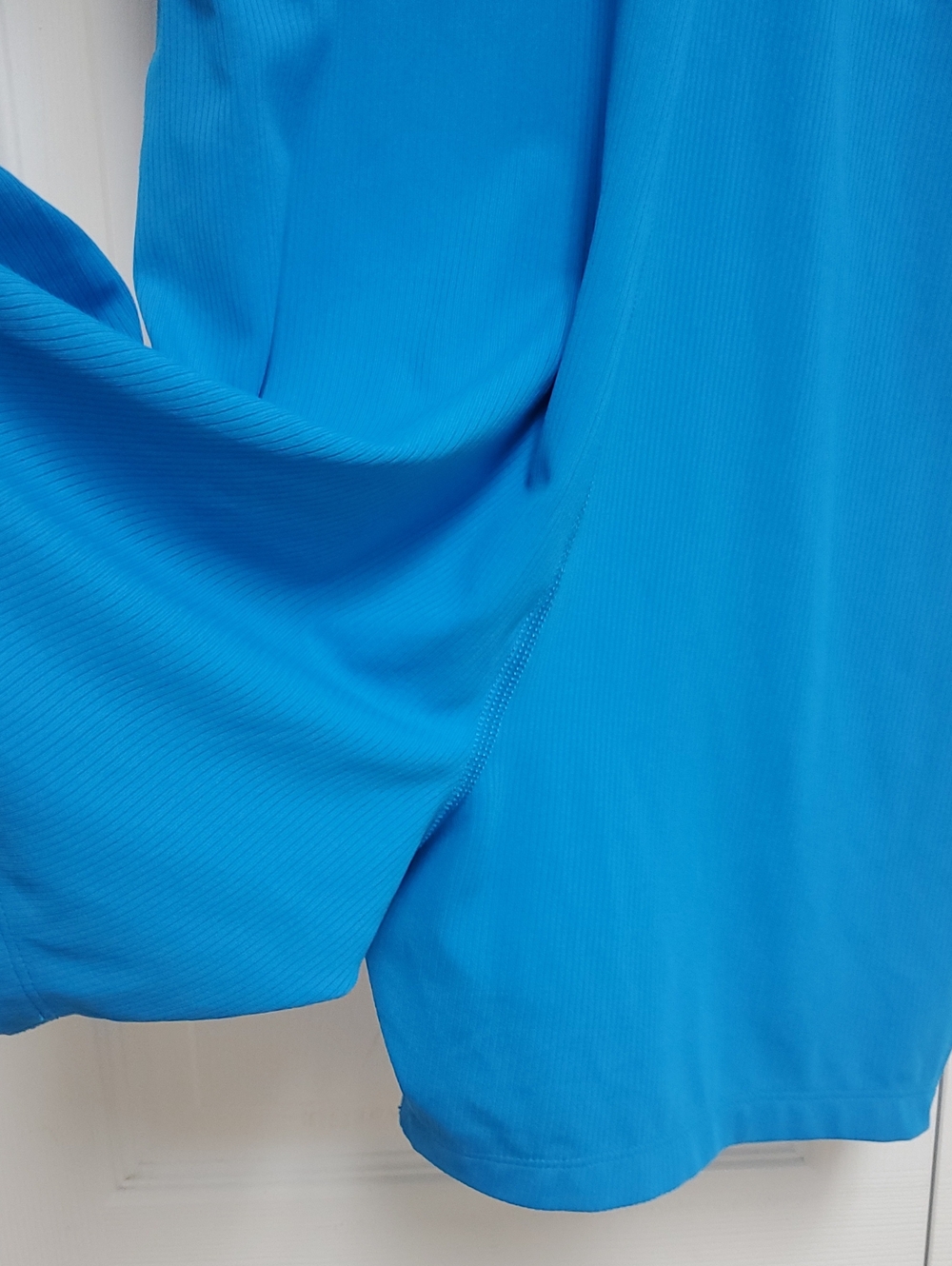 All In Motion Rib Short Bodysuit/Blue - Picture 10 of 16